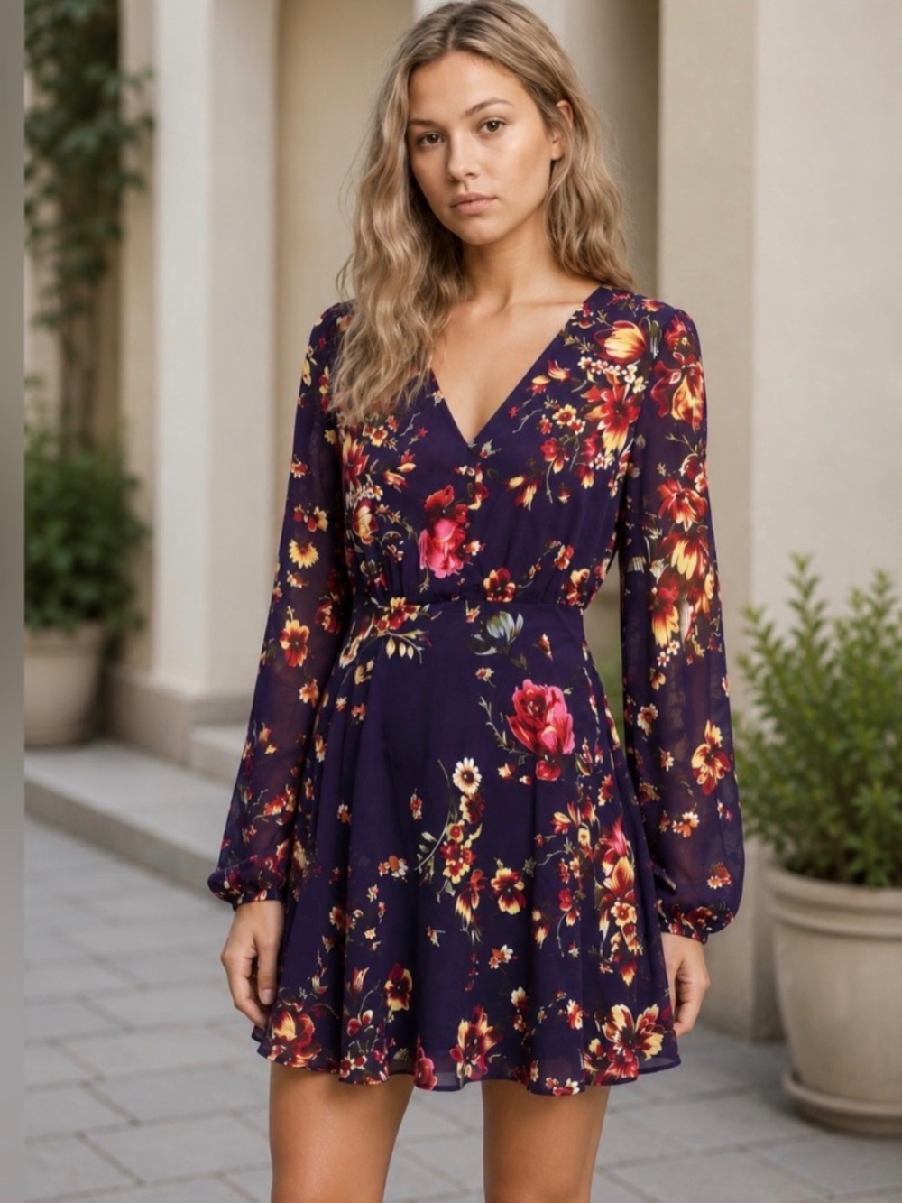Lulus floral dress